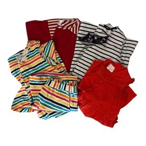 Lot of Six Hanna Andersson Size 150/160 Girls Dresses, Shirt, Short